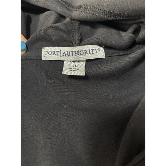 Port Authority Women's S Black Full Zip Hoodie Logo Athleisure Active Athletic - Picture 4 of 9